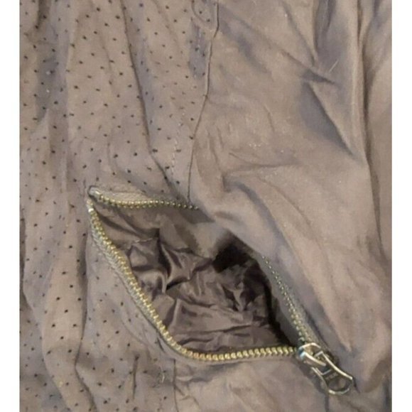 Elle Bomber Jacker Brown Size Large - Picture 7 of 7
